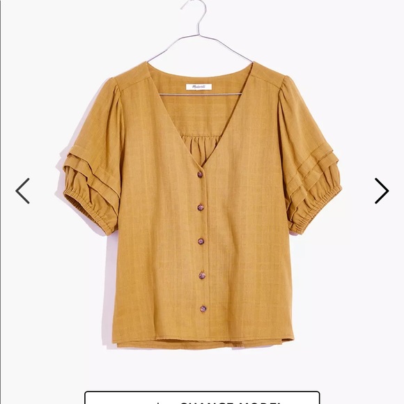 Madewell Tops - Madewell Top - Pembroke Top in Mahan Plaid